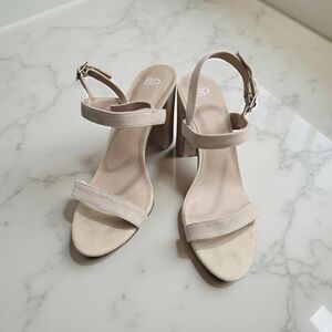 Nordstorm BP Slingback Sandal Size 9.5 in blush suede